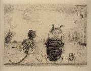 James Ensor Strange Insects oil on canvas